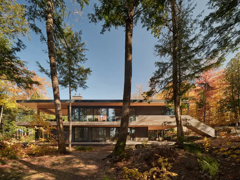 Long Lake Cottage by Dubbeldam Architecture + Design