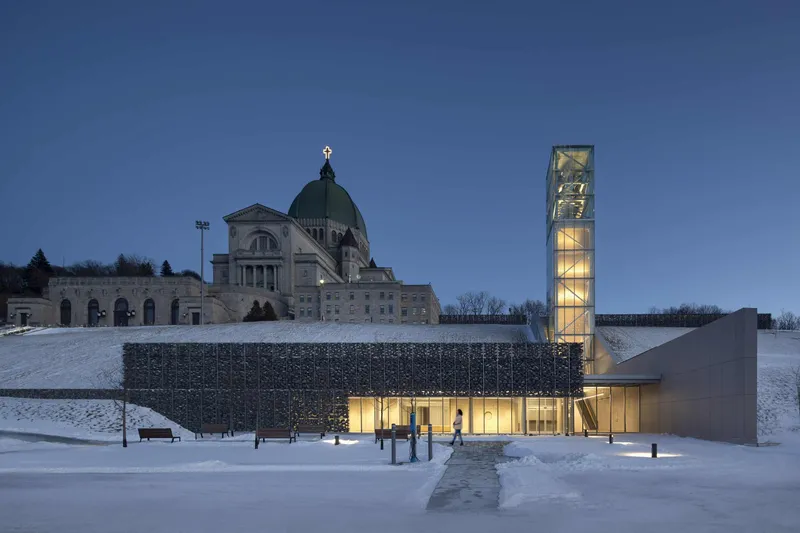 Saint Joseph’s Oratory of Mount Royal Arrival Pavilion by Lemay