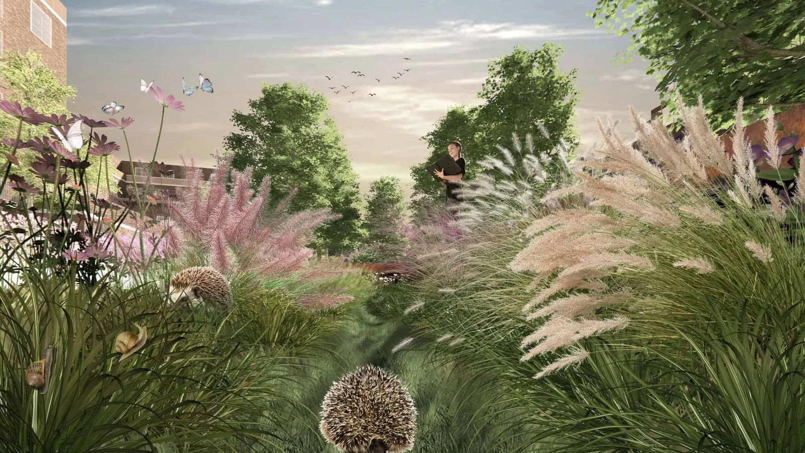 Urban Living Library: Reimagining University Campuses as Ecological Infrastructure by Fengyi Wu