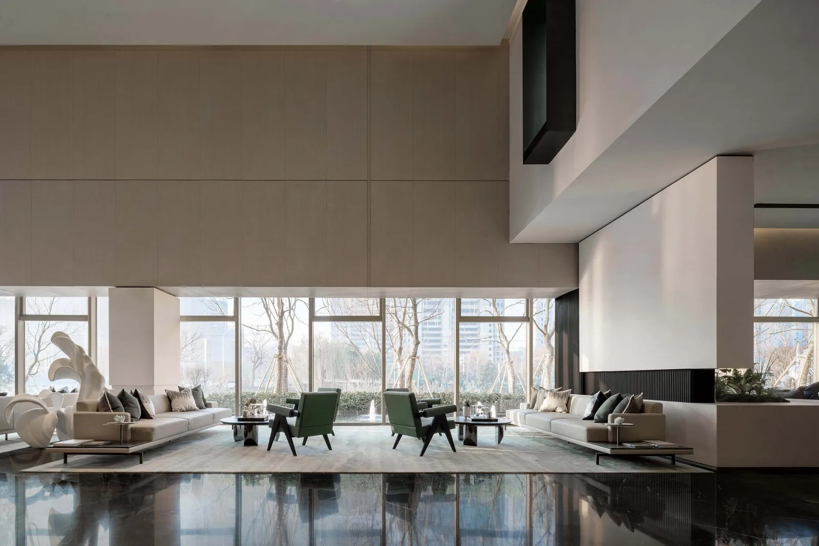China Merchants & Vanke·Tranquil Mansion Sales Center by ShenZhen Trinity Interior Design