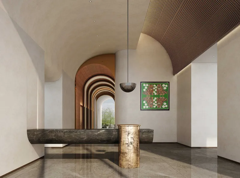 Chengdu The Catania Sales Center by Cityscape Development