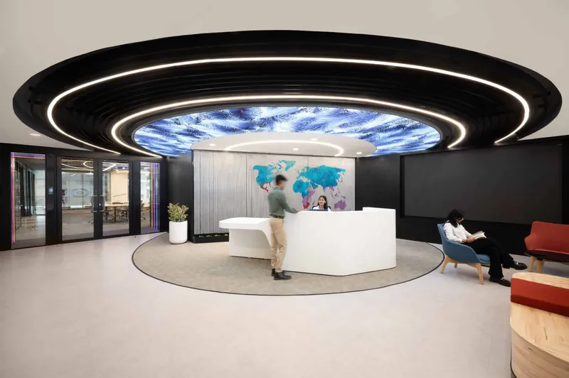 A Future-Ready Digital Workplace in Bangalore by Oculus design studio