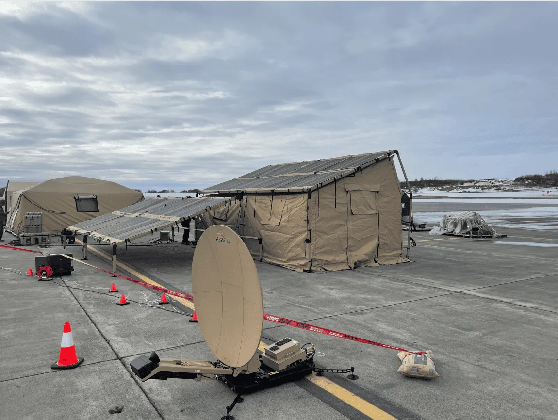 Pvilion’s Solar Powered Expeditionary Tent System by Pvilion