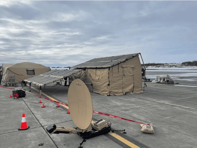 Pvilion’s Solar Powered Expeditionary Tent System by Pvilion