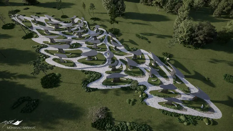 Sculpture Garden – Inspired by Ras Abrouq mountains by Mohanad Barakat