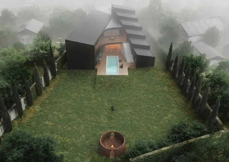 Talesh Garden House by Babak Abdolghafari Atelier