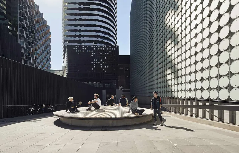 RMIT University B100 Pedestrain Improvement Project by Openwork Pty Ltd