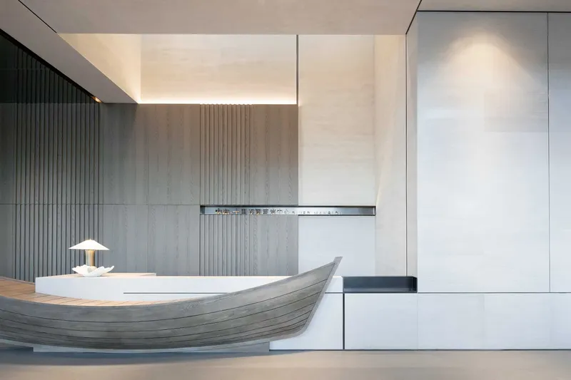 Tianjin Zhonghai River Mansion Sales Center by Diyun Space Design