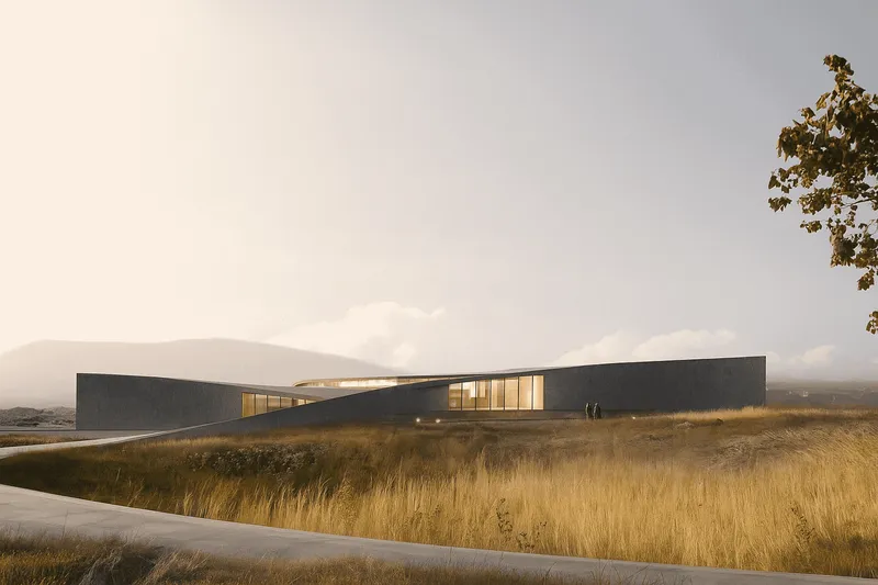 Viewing Montage – Iceland Blacklava Visitor Center by DD Studio