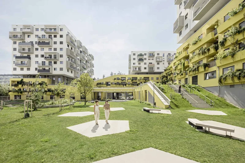 NB1 residential nordbahnhof by querkraft Architekten