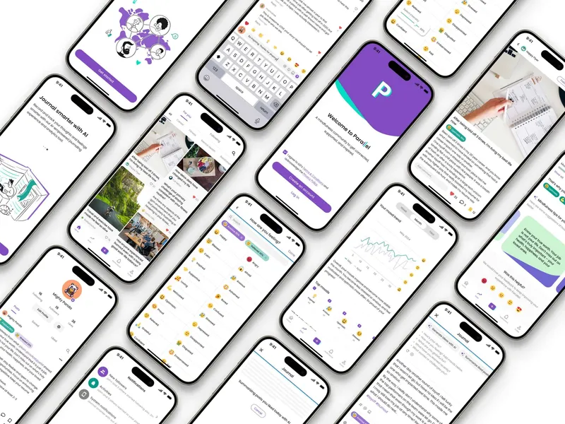 Parallel – An AI-powered social networking app for mental wellness support by Yuqi Cao