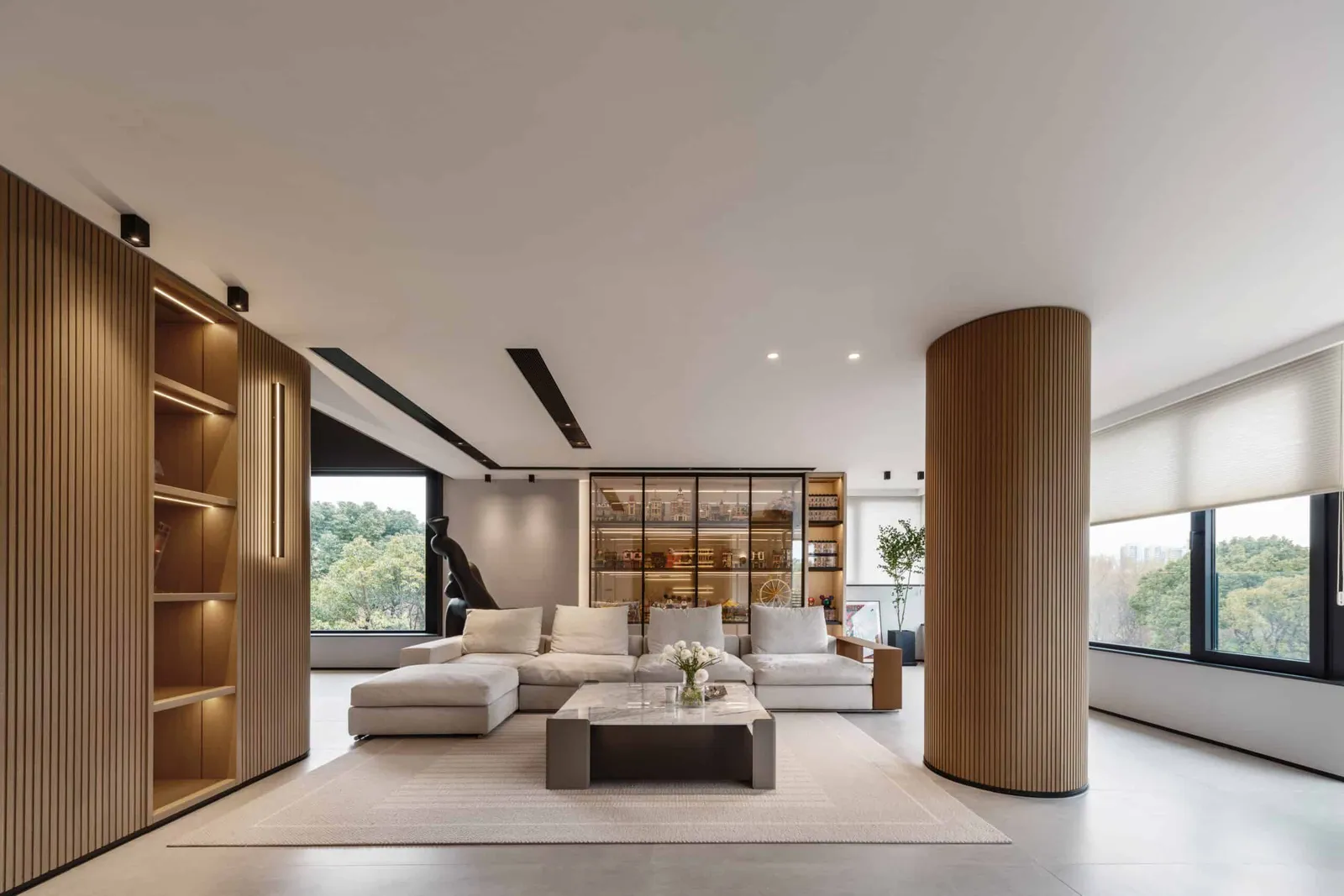 Lakefront Peninsula Duplex by BK Blue Knight Design Office