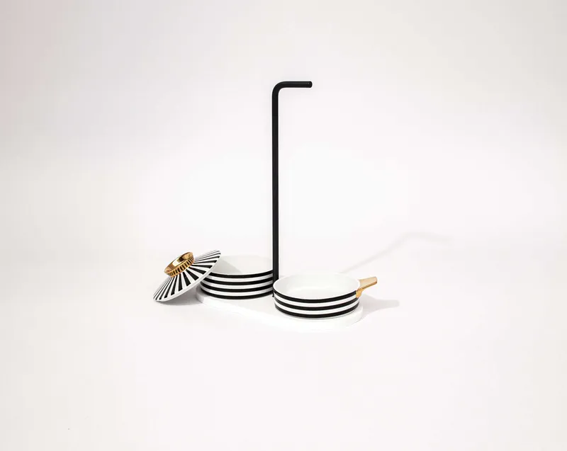 Cat feeding station “Garçon s’il vous plait” for LucyBalu by sieger design GmbH & Co. KG