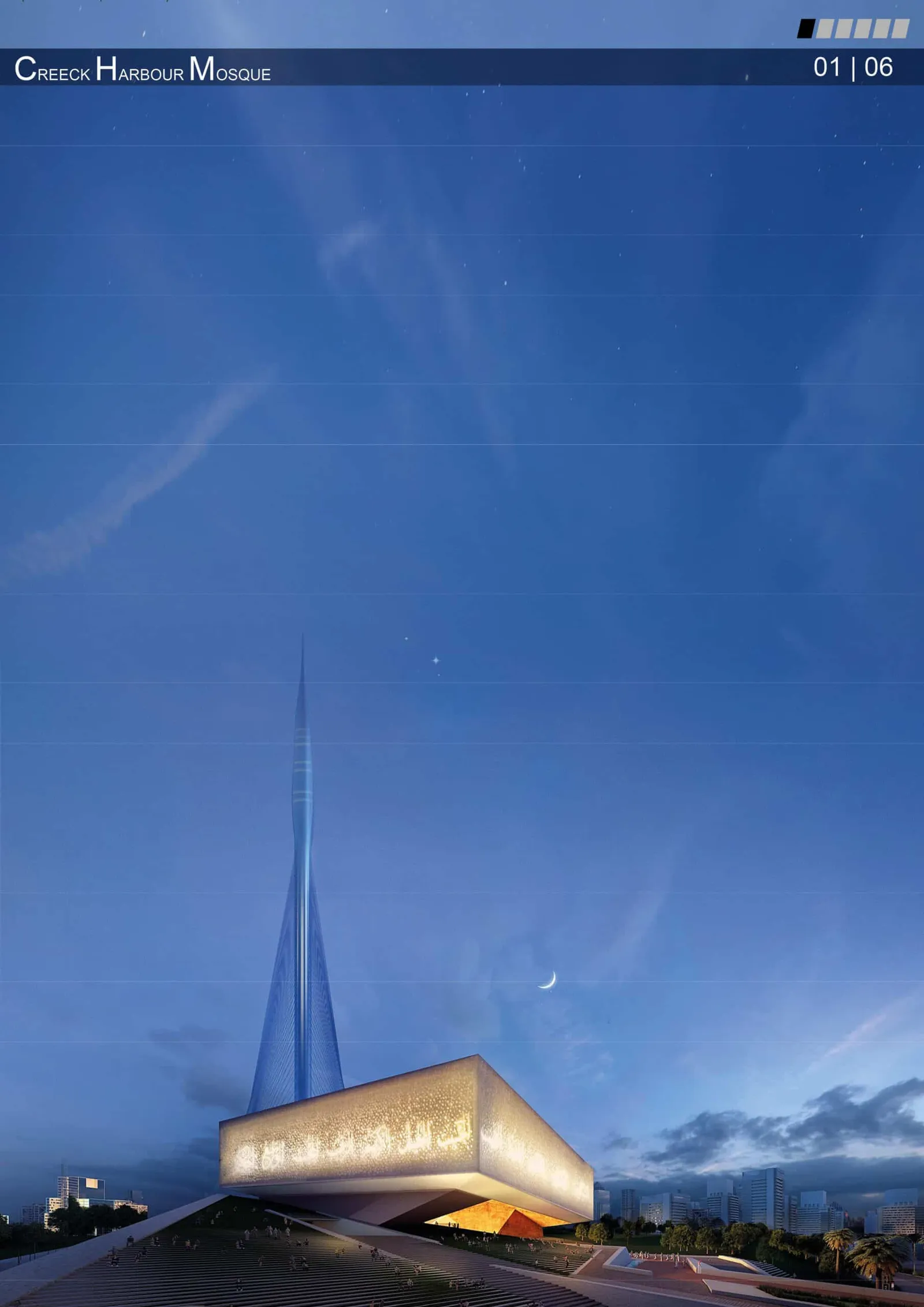 Creek Harbour Mosque by JT + Partners