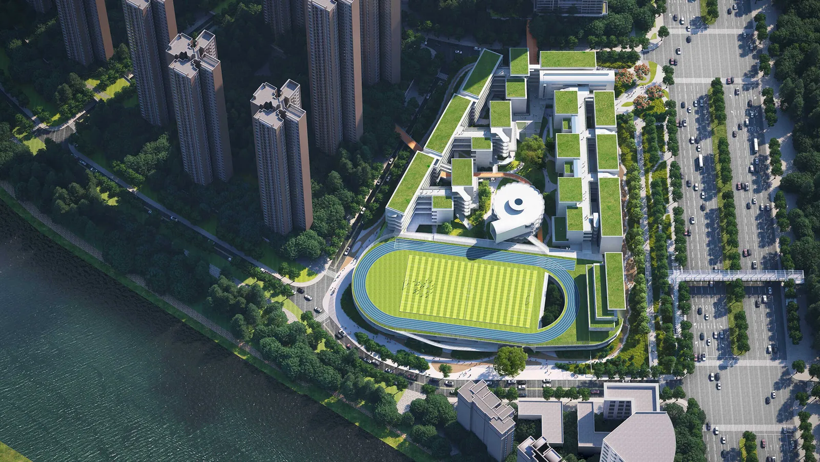 Nanhua Village Center School by Shenzhen Tianhua Architecture Design Co.,Ltd. , AND STUDIO