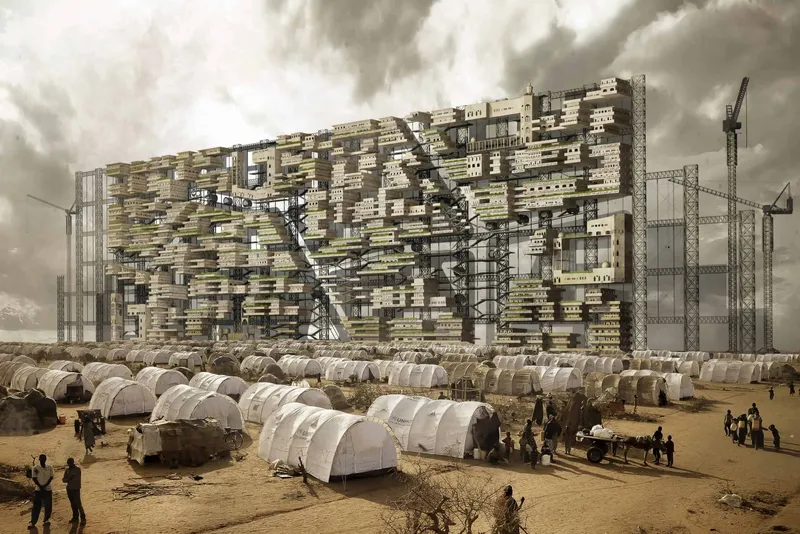 Horizontal City of No Nation by Yingzhi He