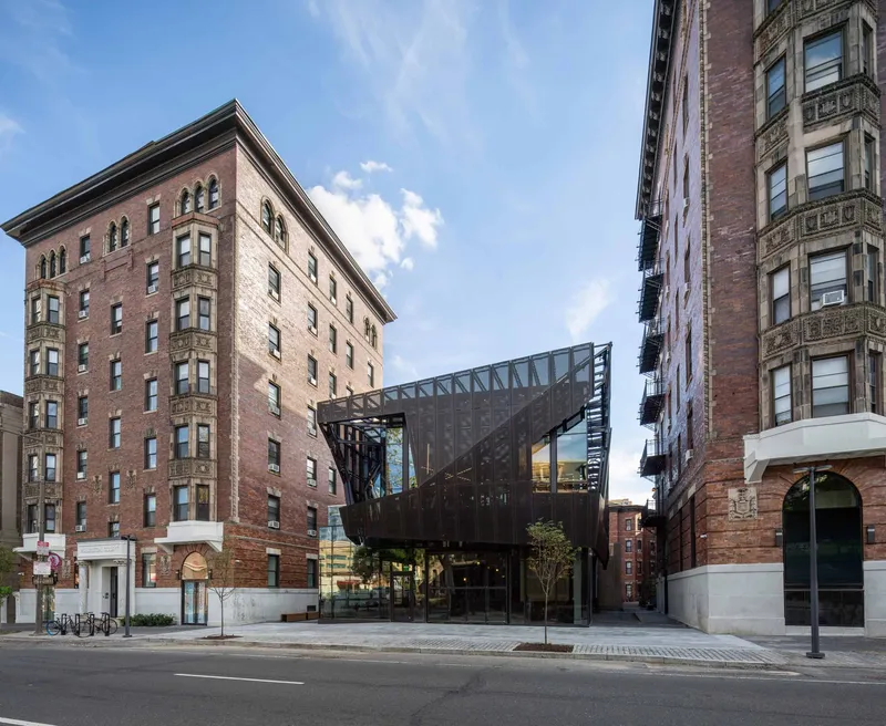 Hamilton Court Amenities Building by CosciaMoos Architecture