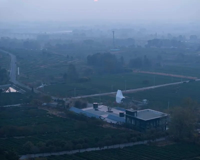 Tea Village Community Hall by Kong Xiangwei Studio