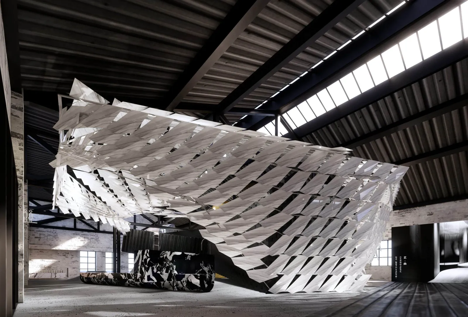 WOSA Sintered Stone Showroom by The Volks Design Research & Consulting Ltd.