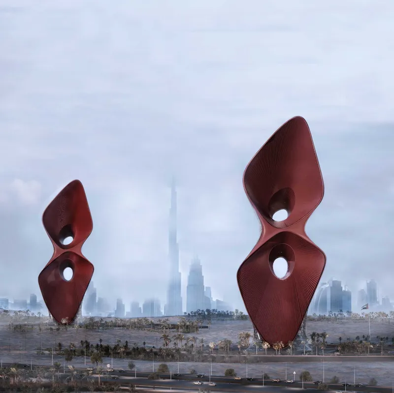 Sandstorm Absorbent Skyscraper by Kalbod Design Studio