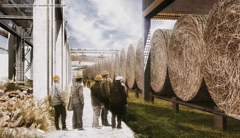 Crafting the Landscape in an Active Steel Plant by xYZ