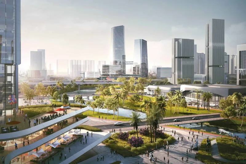 Empowering the Potential of Green in a New Waterfront Hub: The Urban Design of Guangzhou Haizhu Innovation Bay by T. Y. Lin International Engineering Consulting (China) Co., Ltd.