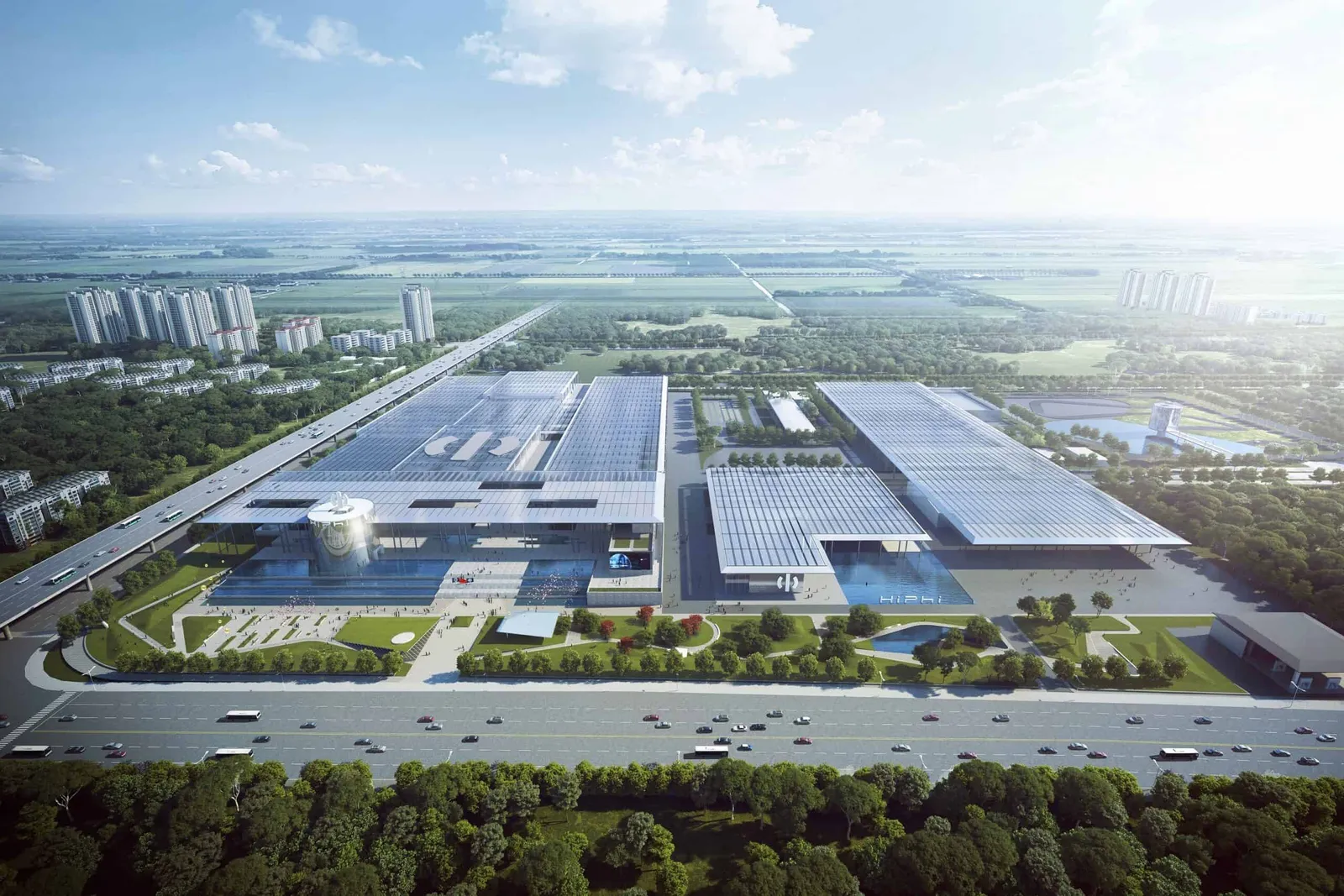 HiPhi Plaza by Henn Building Design Consulting (Beijing) Co., Ltd.