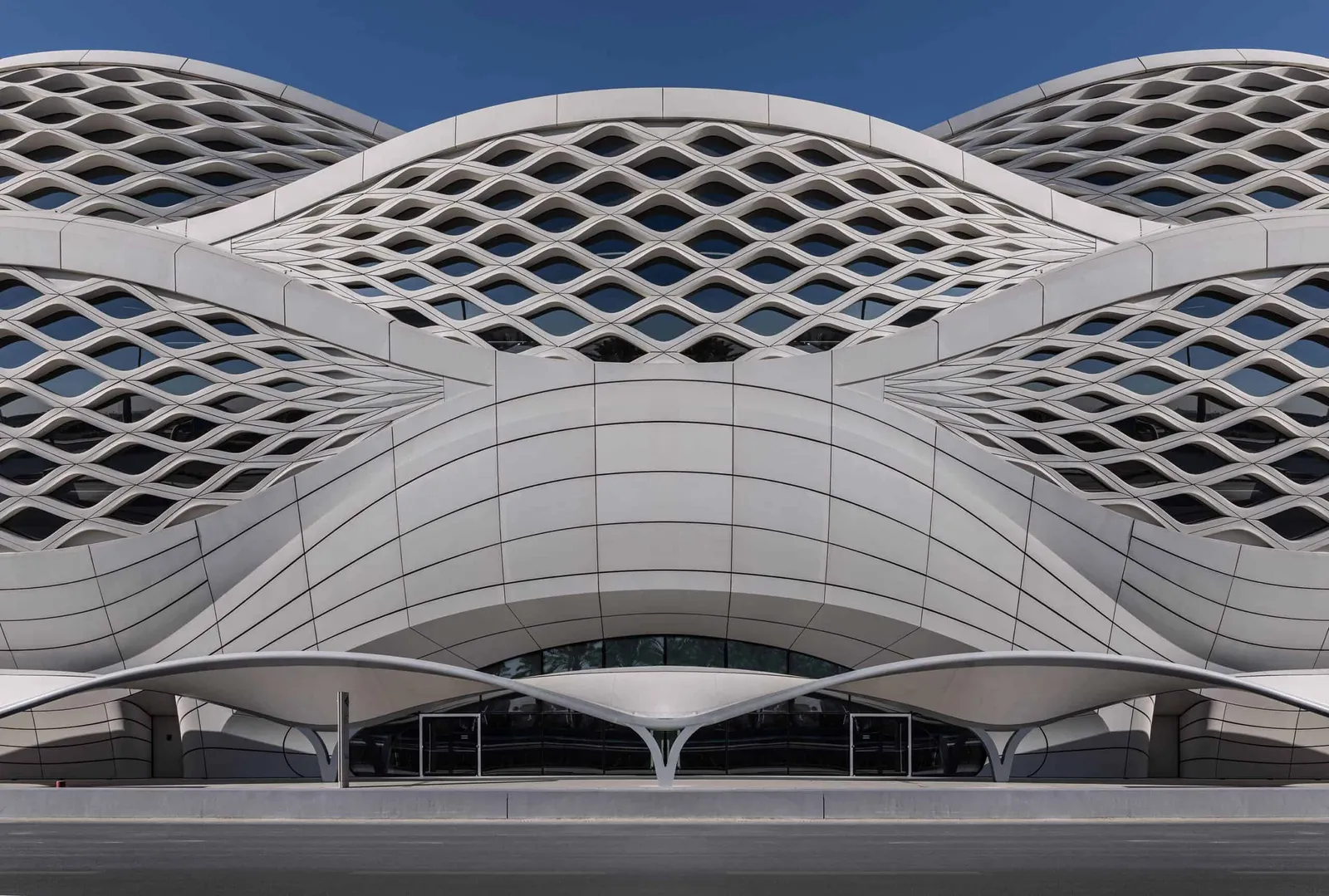The King Abdullah Financial District (KAFD) Metro Station by Victor Romero Photographer