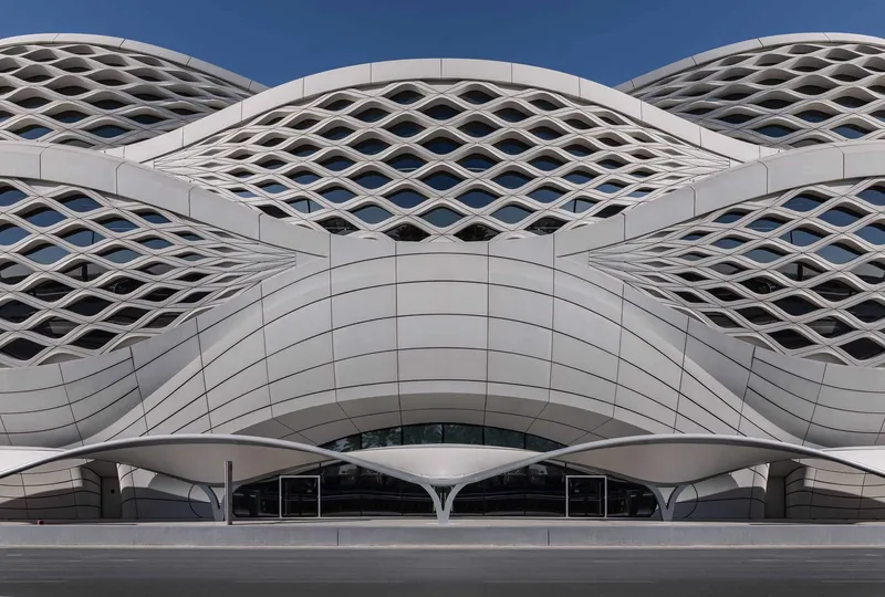 The King Abdullah Financial District (KAFD) Metro Station by Victor Romero Photographer