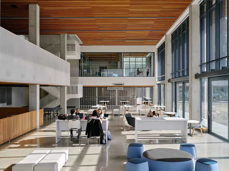 Sheridan College Hazel McCallion Campus Phase 2A Student and Athletic Centre by Moriyama Teshima Architects (MTA) and Mongomery Sisam Architects (MSA)