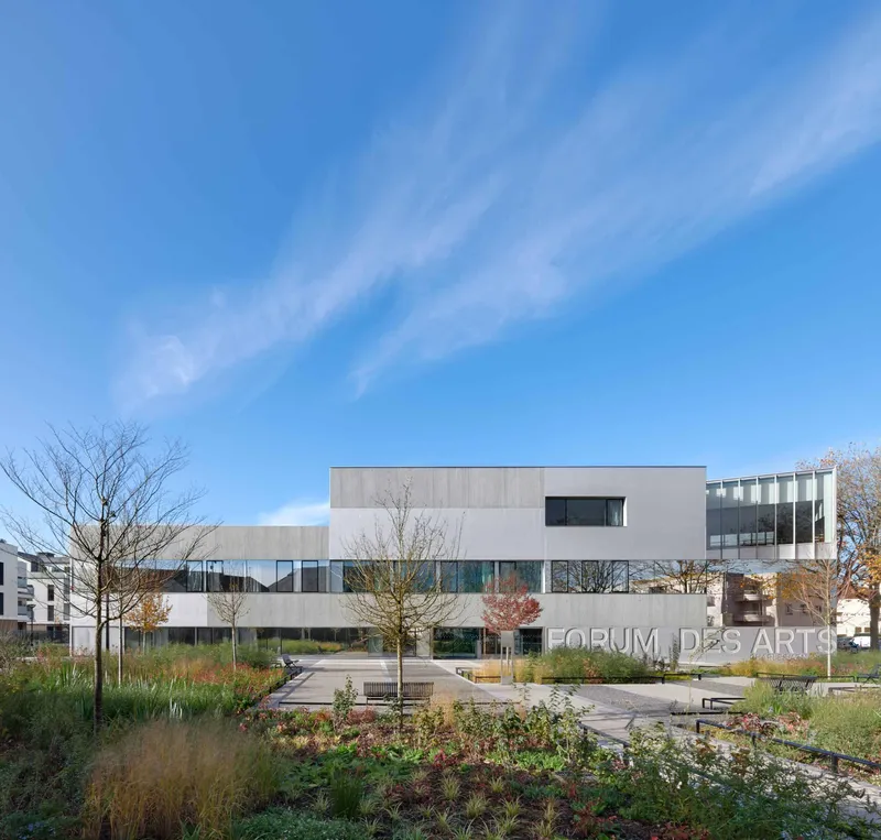 Charles Aznavour Conservatoire of Music, Drama and Dance in Montigny-le-Bretonneux by Dominique Coulon & Associés