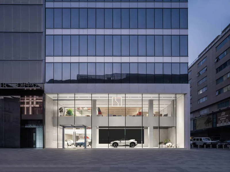 ZEEKR Center, Beijing Wangfu International Center by MOC DESIGN