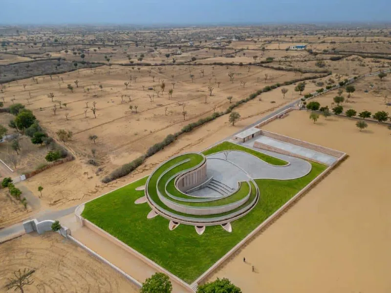 NOKHA VILLAGE COMMUNITY CENTRE by SANJAY PURI ARCHITECTS