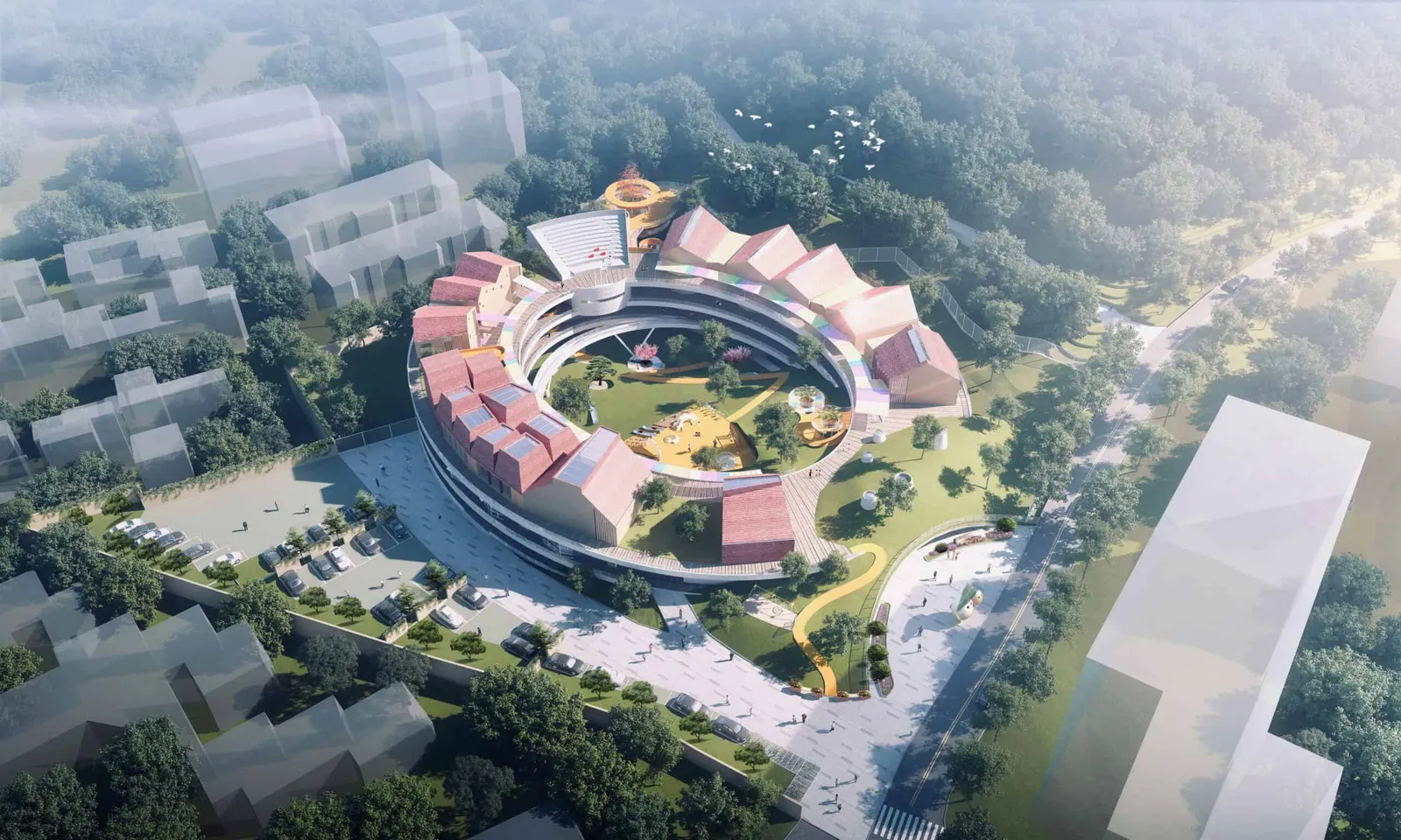 Baihua Kindergarten in Linmingdu by HHC Design Studio Shenzhen University