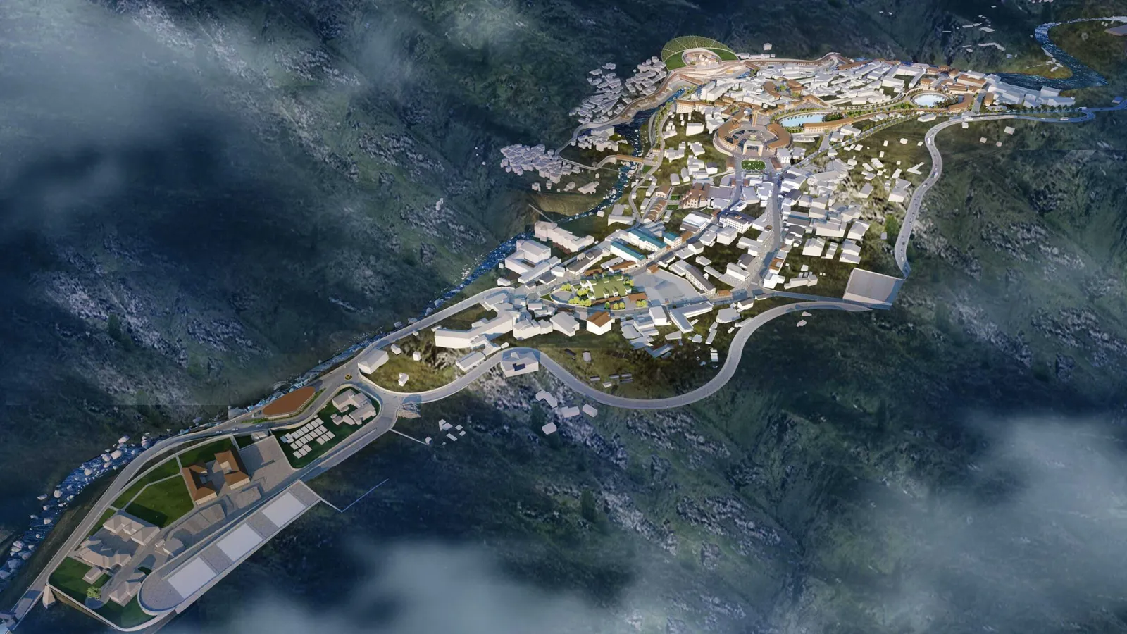 Badrinath Masterplan by INI Design Studio