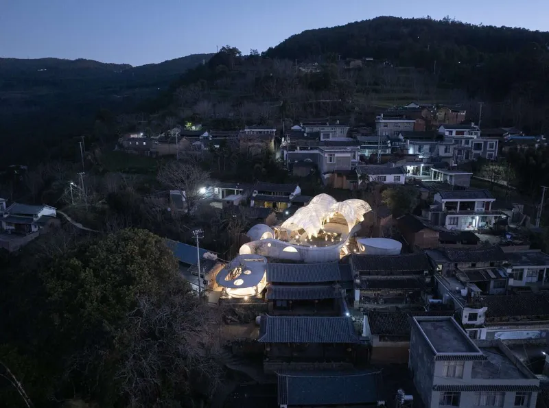 white clouds village culture center by Kong Xiangwei design studio