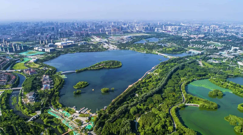Turning Brownfields into an Urban Park: The Ecological Regeneration of South Lake Park in Tangshan by Zeho Eco