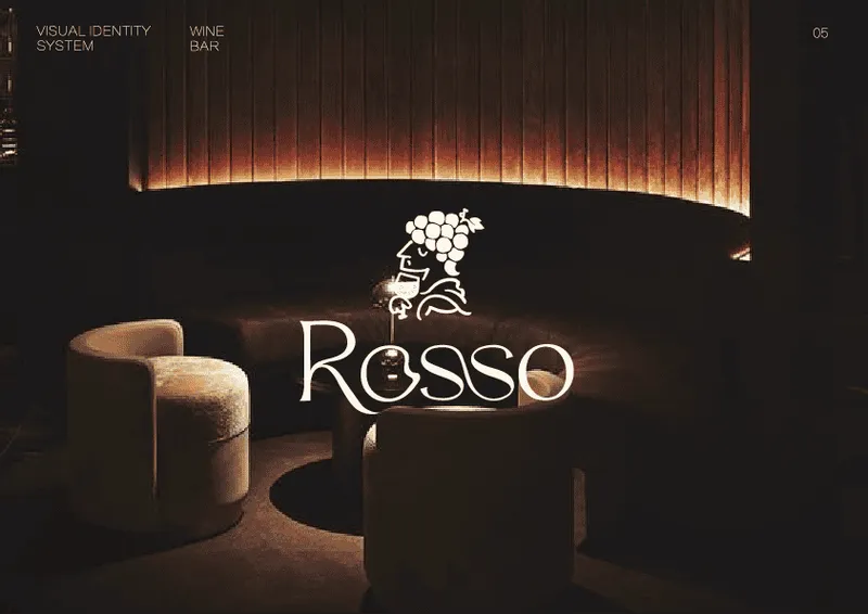 Bacco Rosso brand identity by Tidepole
