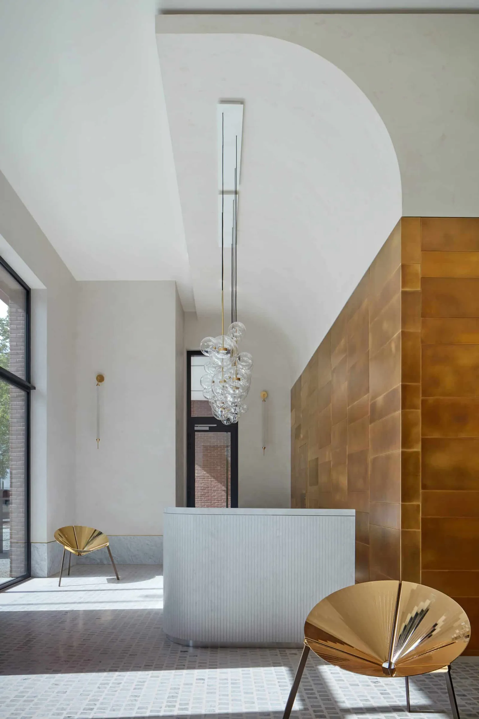 Prague Marina Nova residential lobbies by Go Architects