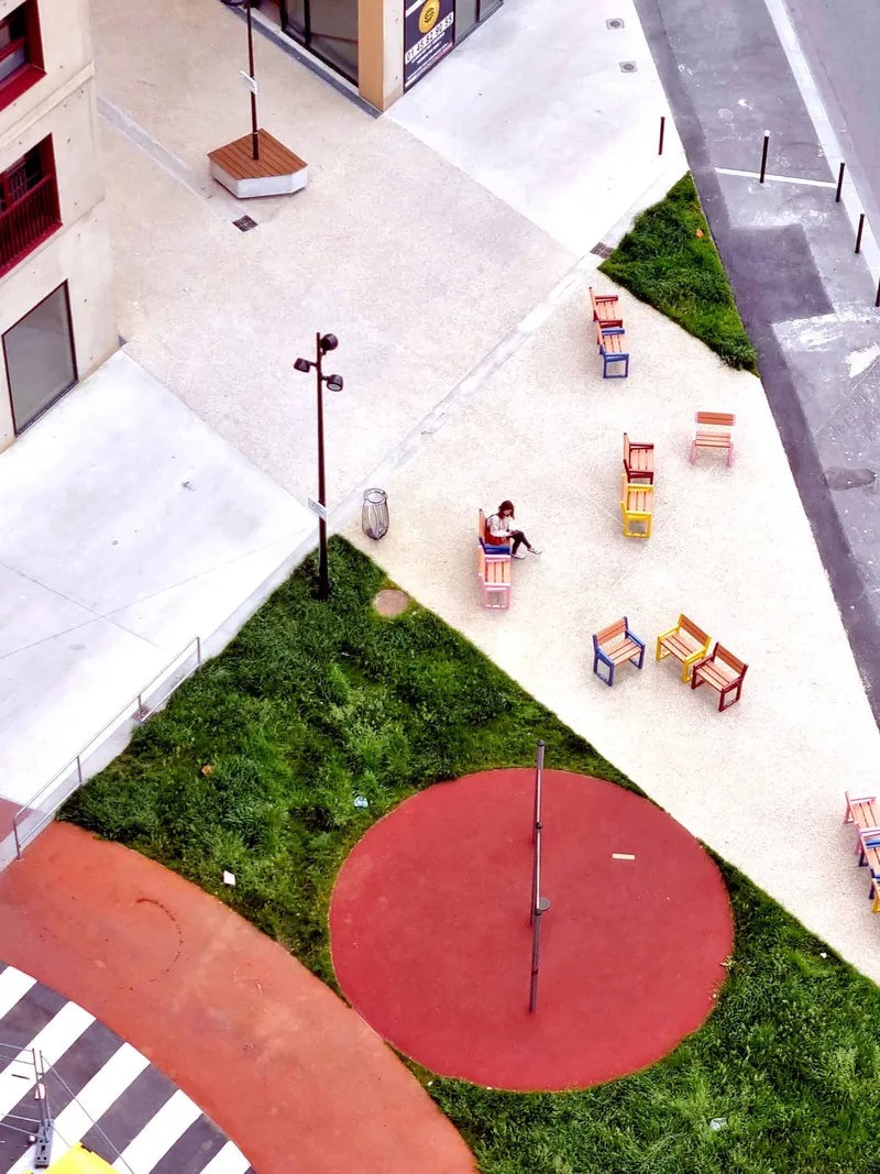 Lise Meitner Square, the square that was never meant to exist by BOARD (Bureau of Architecture, Research, and Design) in collaboration with STAR strategies + architecture
