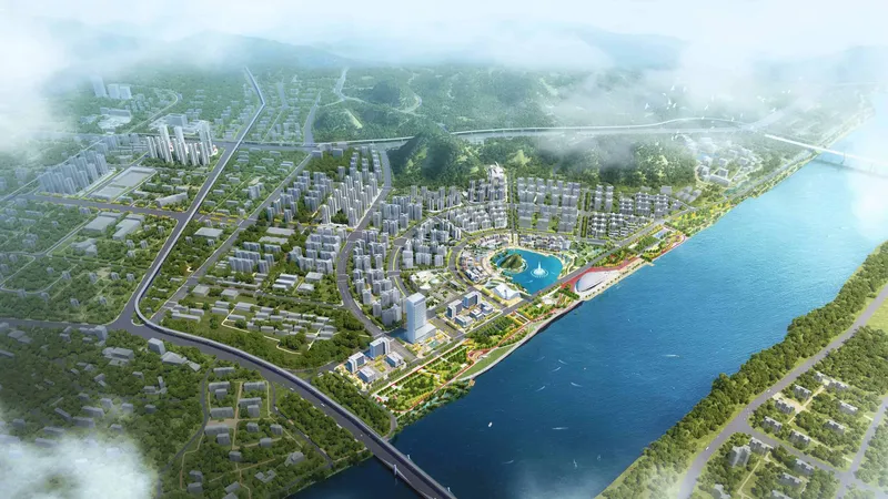 Hybrid City: Liuzhou Jinglan Masterplan by AECOM Asia Company Limited