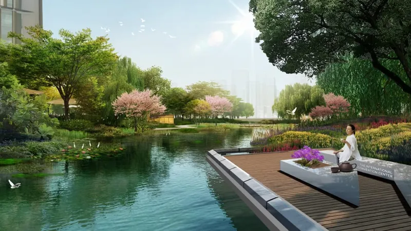 Wuxi Shangxian Wetland 4 Green Core Urban Developments by AECOM