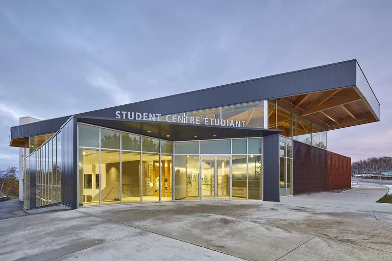 Laurentian University Student Centre by Gow Hastings Architects and Yallowega Bélanger Salach Architecture