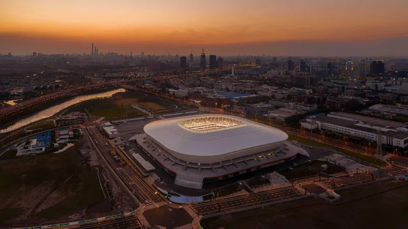 Shanghai Pudong Stadium by REX ZOU